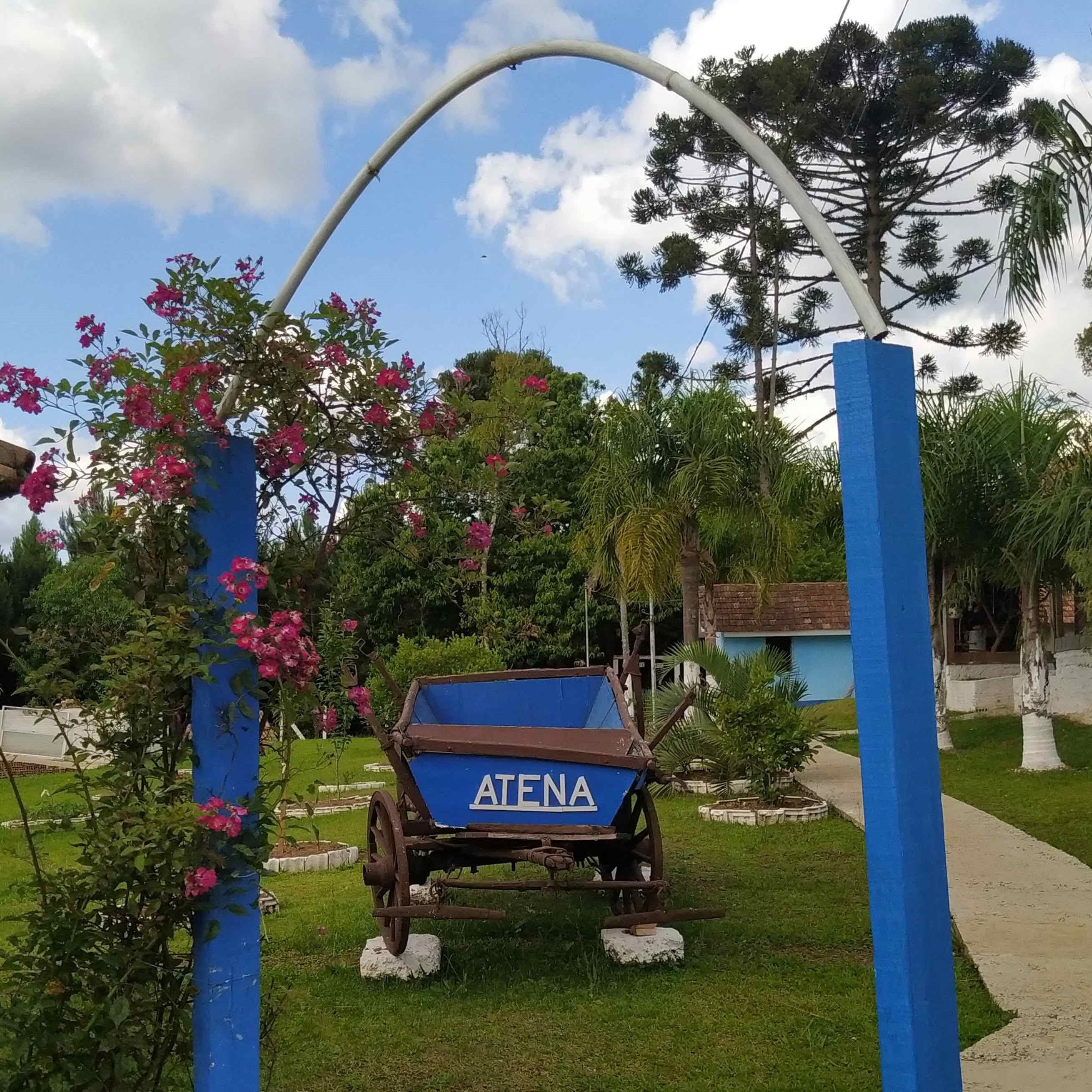 Carroça Atena, símbolo do início da jornada